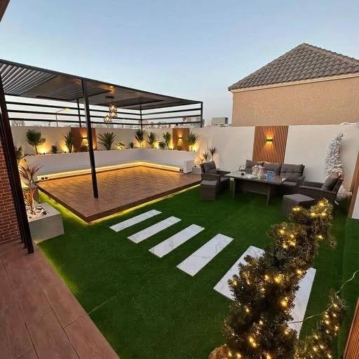 🌿 تنسيق حدائق بالرياض – جمال الطبيعة يبدأ من حديقتك مع مؤسسة جنة